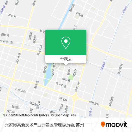 张家港高新技术产业开发区管理委员会地图