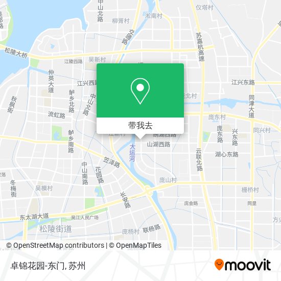 卓锦花园-东门地图