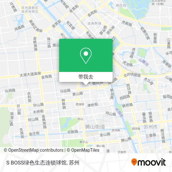 S BOSS绿色生态连锁球馆地图