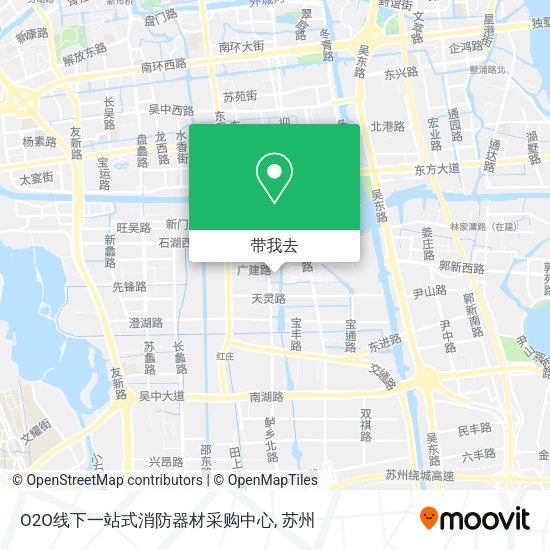 O2O线下一站式消防器材采购中心地图