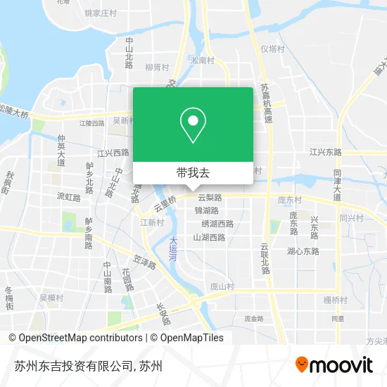 苏州东吉投资有限公司地图