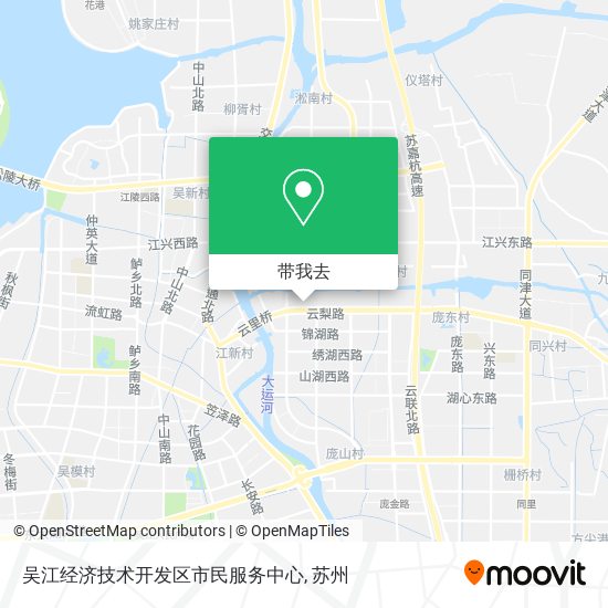 吴江经济技术开发区市民服务中心地图