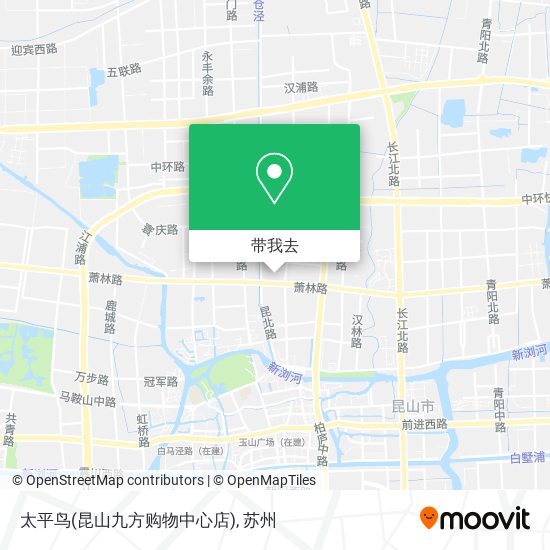 太平鸟(昆山九方购物中心店)地图