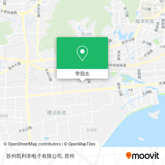 苏州凯利丰电子有限公司地图