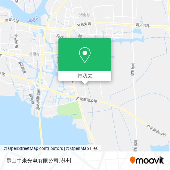 昆山中米光电有限公司地图