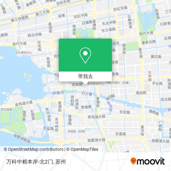 万科中粮本岸-北2门地图