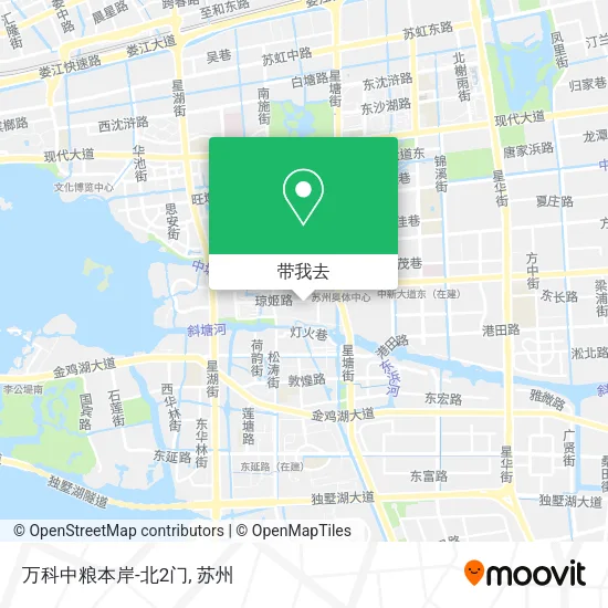 万科中粮本岸-北2门地图