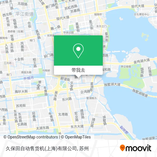 久保田自动售货机(上海)有限公司地图