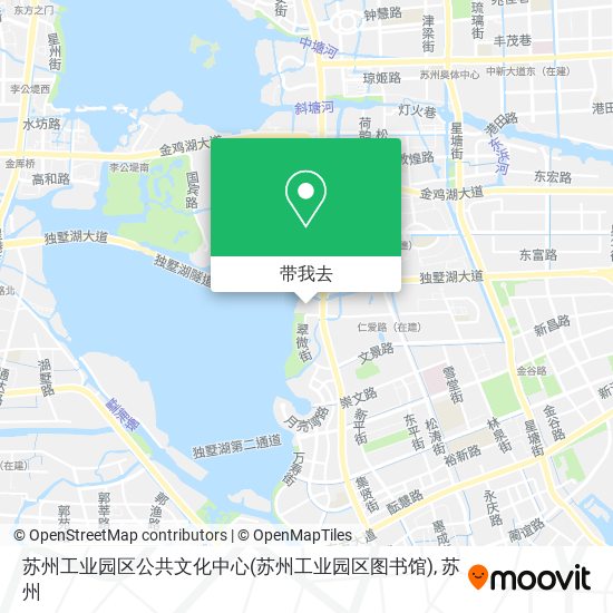 苏州工业园区公共文化中心(苏州工业园区图书馆)地图