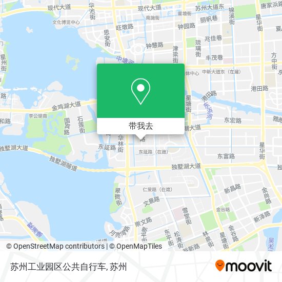 苏州工业园区公共自行车地图