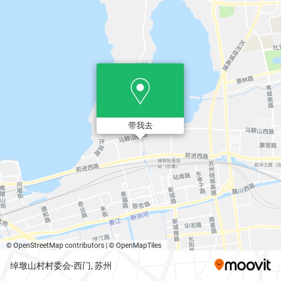 绰墩山村村委会-西门地图