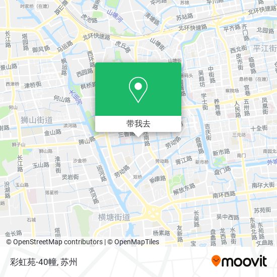 彩虹苑-40幢地图