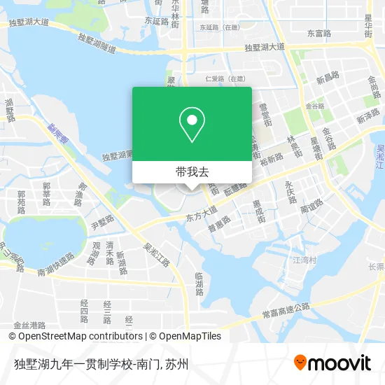 独墅湖九年一贯制学校-南门地图