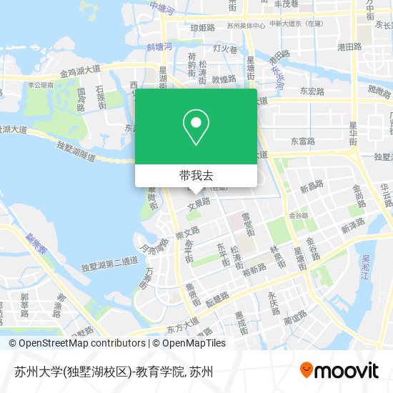 苏州大学(独墅湖校区)-教育学院地图