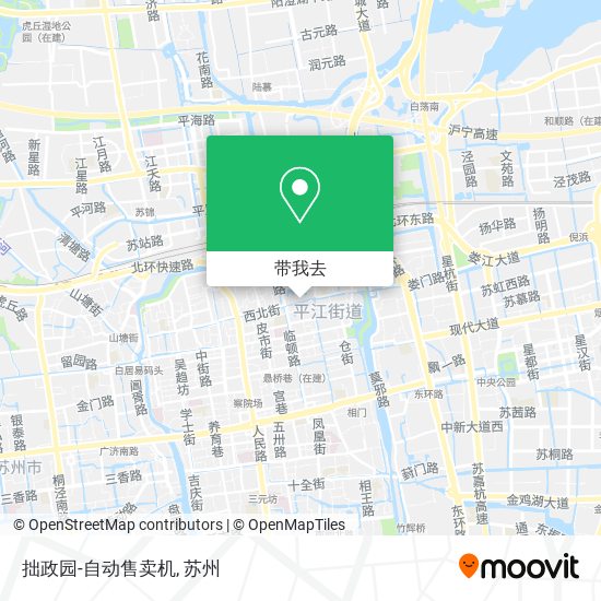 拙政园-自动售卖机地图