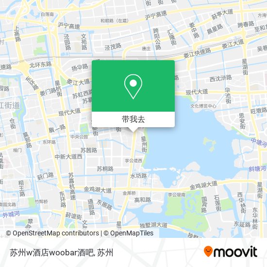 苏州w酒店woobar酒吧地图