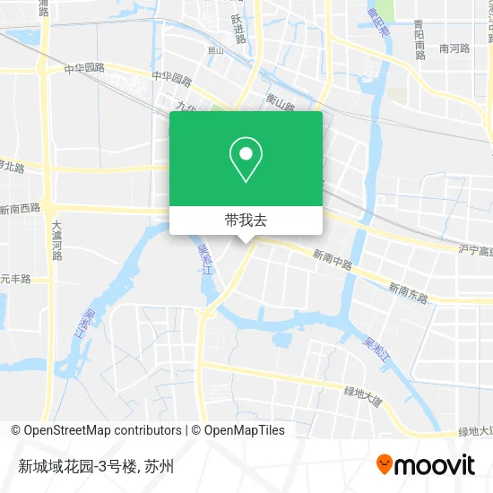 新城域花园-3号楼地图