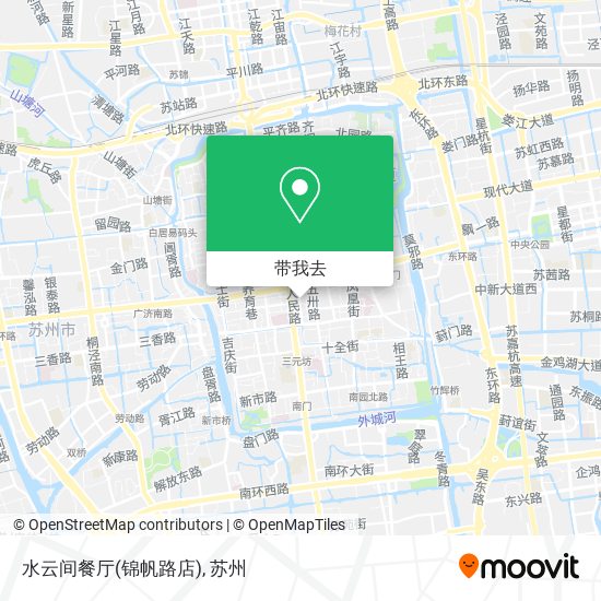 水云间餐厅(锦帆路店)地图