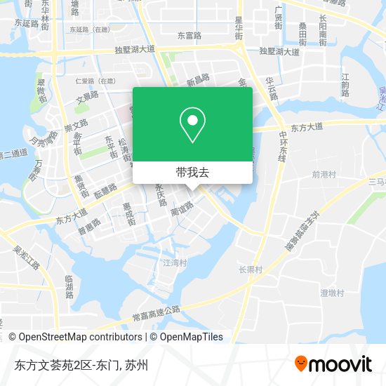 东方文荟苑2区-东门地图