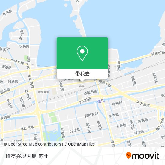 唯亭兴城大厦地图