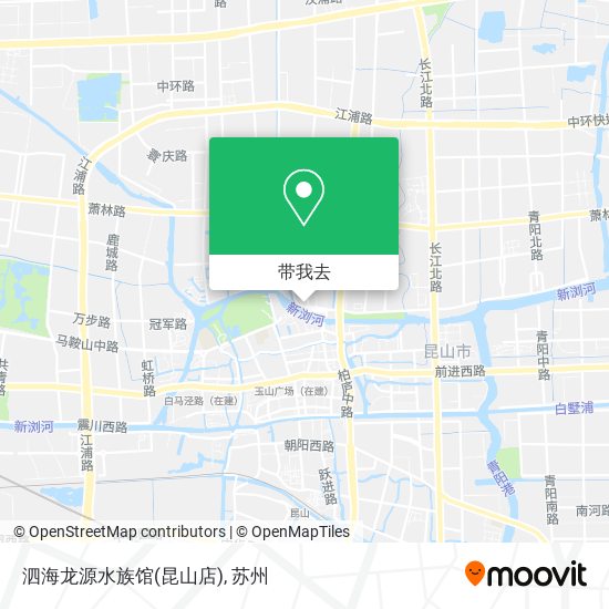 泗海龙源水族馆(昆山店)地图