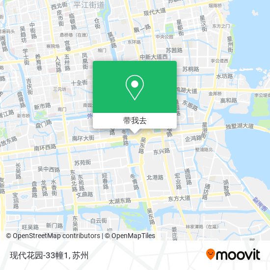 现代花园-33幢1地图