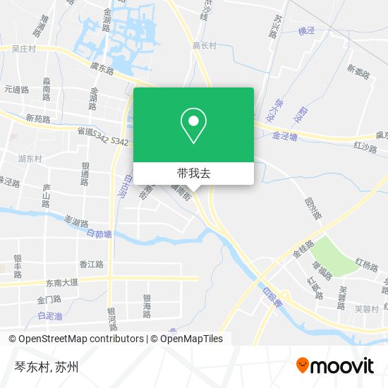 琴东村地图
