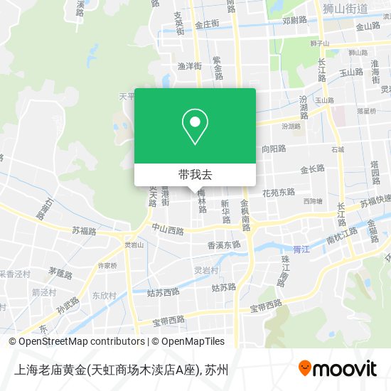 上海老庙黄金(天虹商场木渎店A座)地图