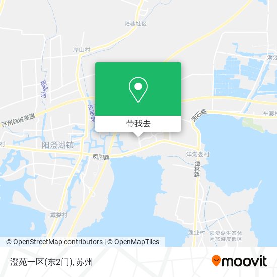 澄苑一区(东2门)地图