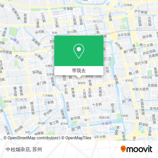 中桂烟杂店地图