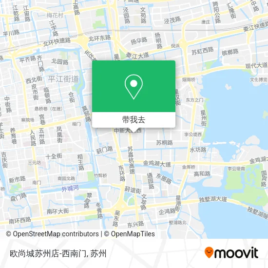欧尚城苏州店-西南门地图