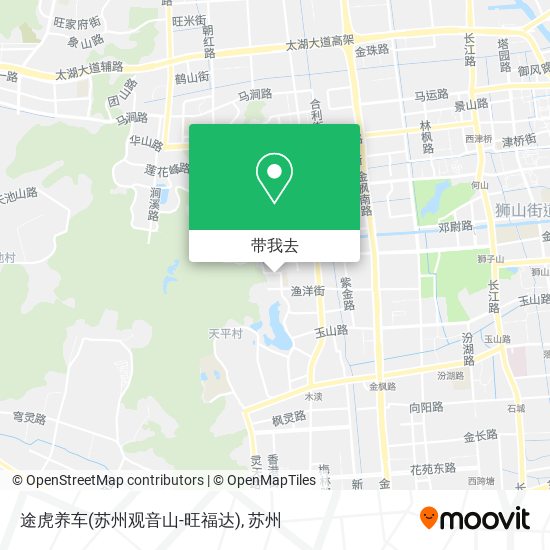 途虎养车(苏州观音山-旺福达)地图