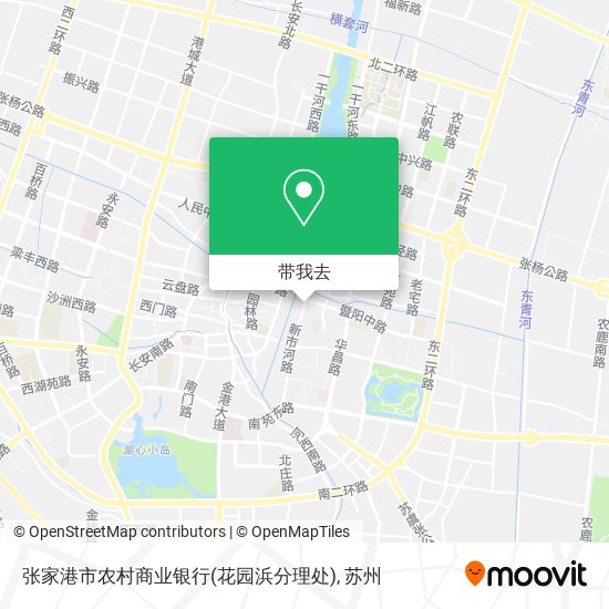 张家港市农村商业银行(花园浜分理处)地图
