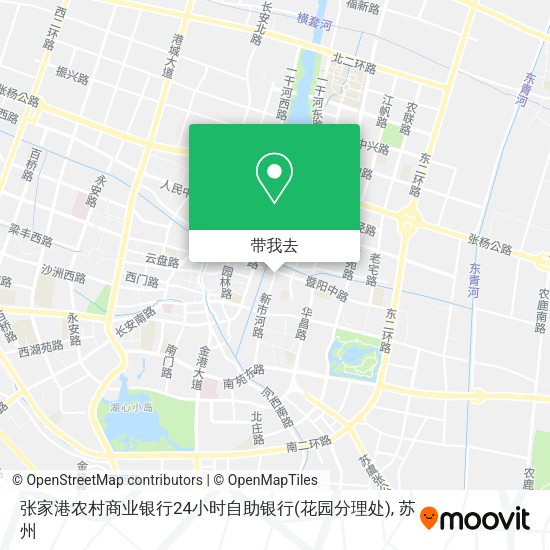张家港农村商业银行24小时自助银行(花园分理处)地图