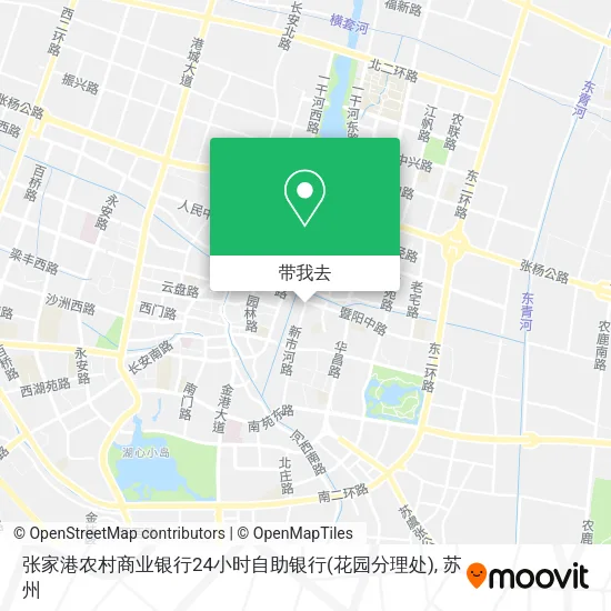 张家港农村商业银行24小时自助银行(花园分理处)地图