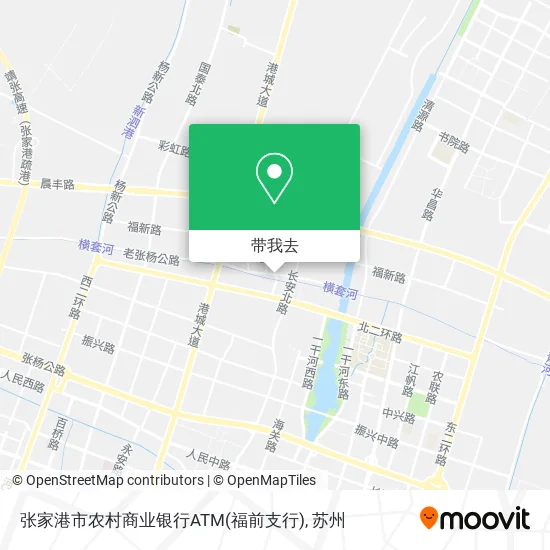 张家港市农村商业银行ATM(福前支行)地图