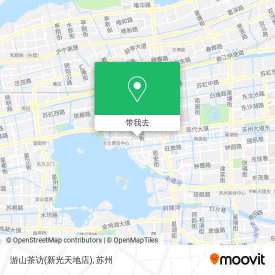 游山茶访(新光天地店)地图