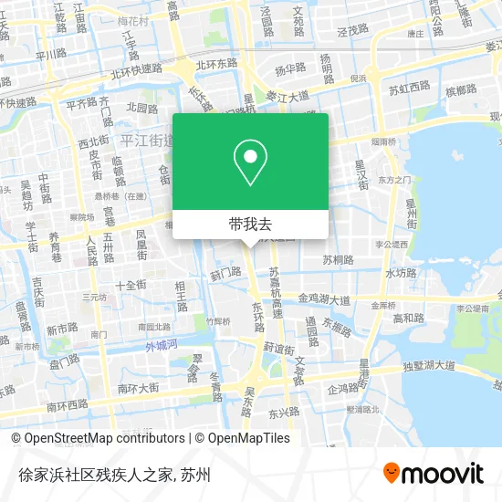 徐家浜社区残疾人之家地图
