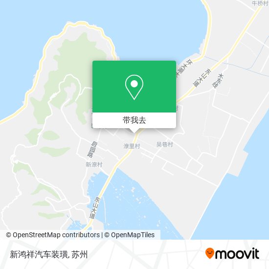 新鸿祥汽车装璜地图