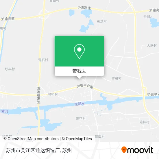苏州市吴江区通达织造厂地图