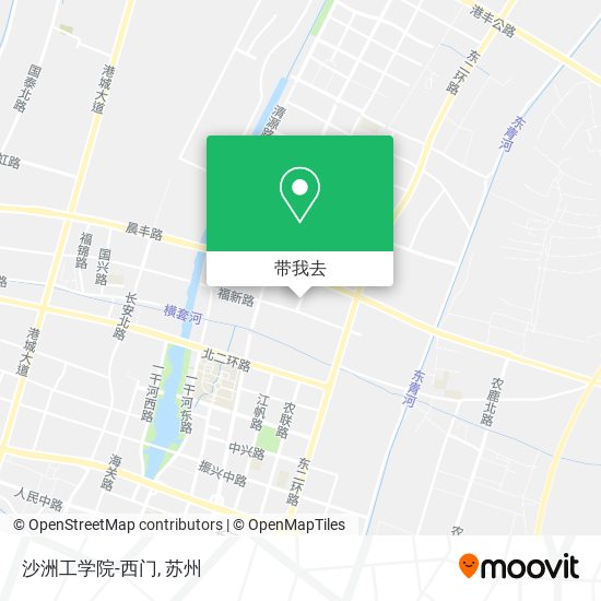 沙洲工学院-西门地图