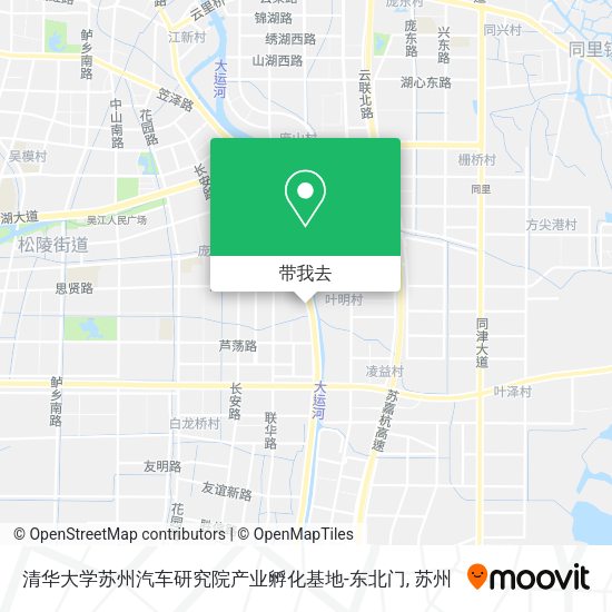 清华大学苏州汽车研究院产业孵化基地-东北门地图