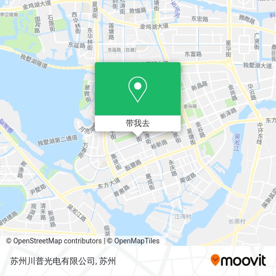 苏州川普光电有限公司地图