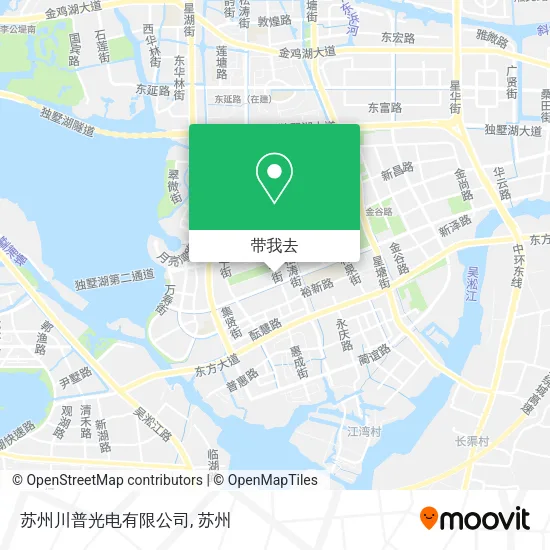 苏州川普光电有限公司地图