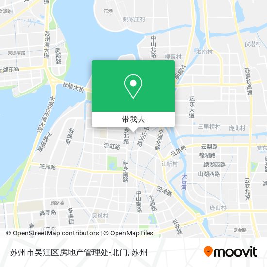 苏州市吴江区房地产管理处-北门地图