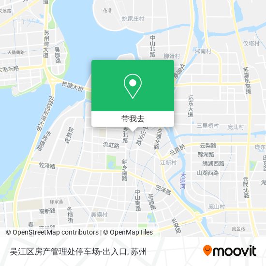 吴江区房产管理处停车场-出入口地图