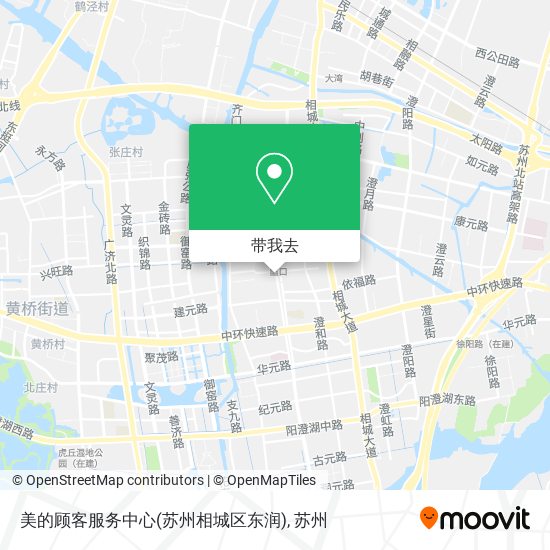 美的顾客服务中心(苏州相城区东润)地图