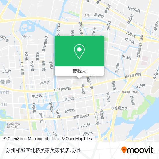 苏州相城区北桥美家美家私店地图