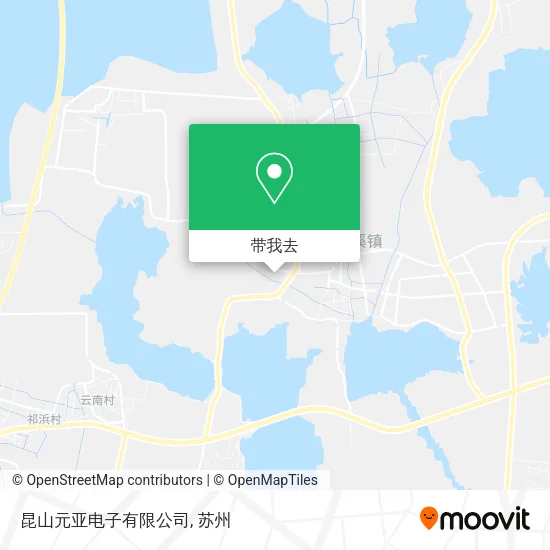 昆山元亚电子有限公司地图