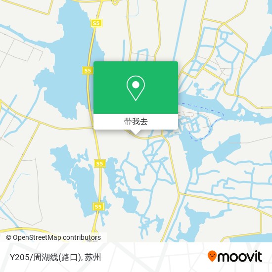 Y205/周湖线(路口)地图